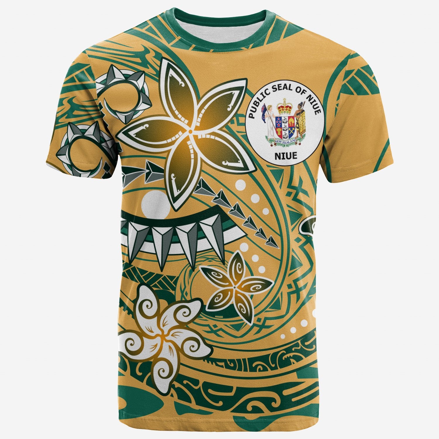 Niue T Shirt Spring Style Unisex Yellow - Polynesian Pride