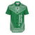 Norfolk Island Polynesian Chief Shirt - Flag Version Men Green - Polynesian Pride