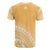 Norfolk Island All Over T Shirt Norfolk Island Coat Of Arms Polynesian Tribal Gold Version - Polynesian Pride