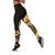 Norfolk Island Polynesian Leggings - Polynesian Tattoo Gold Version - Polynesian Pride