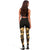 Norfolk Island Polynesian Leggings - Polynesian Tattoo Gold Version - Polynesian Pride
