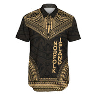 Norfolk Island Polynesian Chief Shirt - Gold Version Men Gold - Polynesian Pride