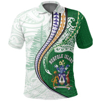 Norfolk Island Polo Shirt Flag Coat Of Arms Kanaloa Tatau Gen NF K7 Unisex Red - Polynesian Pride