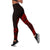 Norfolk Island Polynesian Leggings - Polynesian Tattoo Red Version - Polynesian Pride