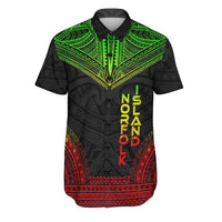 Norfolk Island Polynesian Chief Shirt - Reggae Version Men Reggae - Polynesian Pride