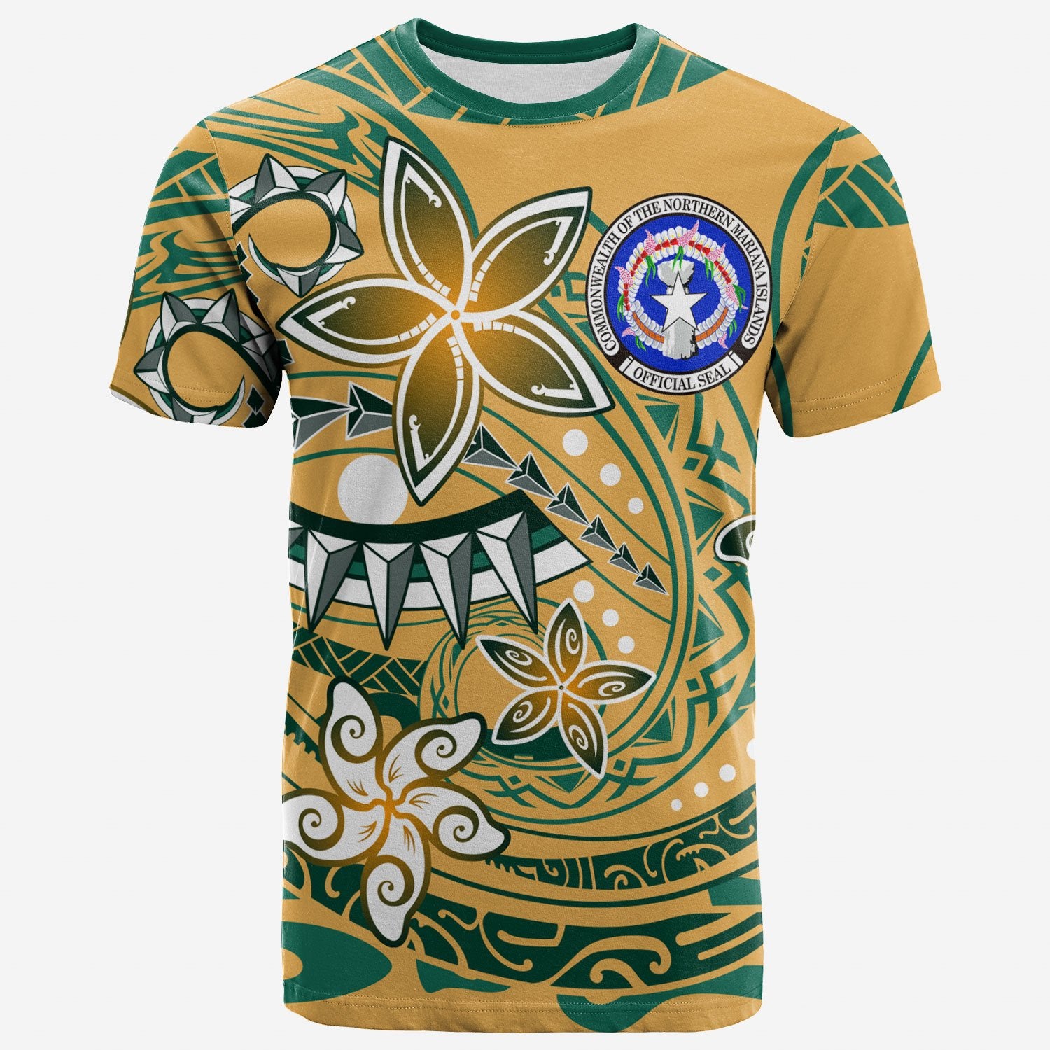 Northern Mariana Islands T Shirt Spring Style Unisex Yellow - Polynesian Pride