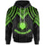 Northern Mariana Islands Hoodie Polynesian Armor Style Green Unisex Green - Polynesian Pride