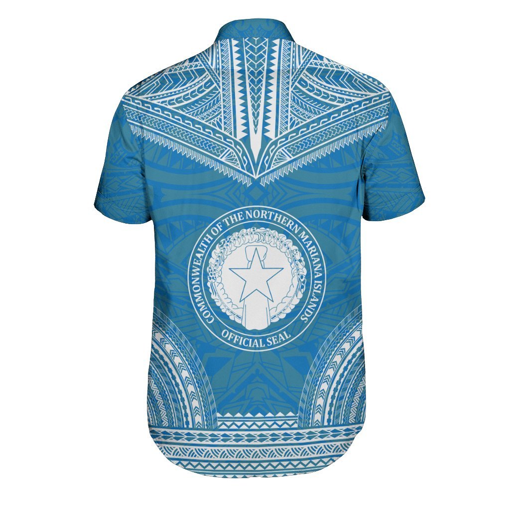 Northern Mariana Islands Polynesian Chief Shirt - Flag Version - Polynesian Pride
