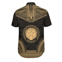 Northern Mariana Islands Polynesian Chief Shirt - Gold Version - Polynesian Pride