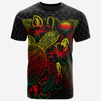 Northern Mariana Islands T Shirt Northern Mariana Islands Seal Turtle Hibiscus Reggae Unisex Reggae - Polynesian Pride