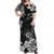 Hawaii Matching Polynesia Black Cool Shaka Sign Dress and Hawaiian ShirtLT13 - Polynesian Pride