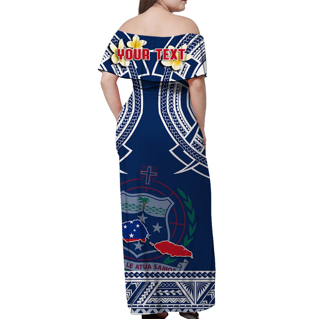 Custom Polynesian Matching Dress and Hawaiian Shirt Samoan Plumeria Flowers LT14 - Polynesian Pride