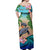 Custom Polynesian Tribal Turtle Coconut Tree And Orchids Matching Dress and Hawaiian Shirt LT14 - Polynesian Pride