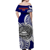 American Samoa Independence Day Off Shoulder Long Dress Polynesian Special Version LT14 - Polynesian Pride
