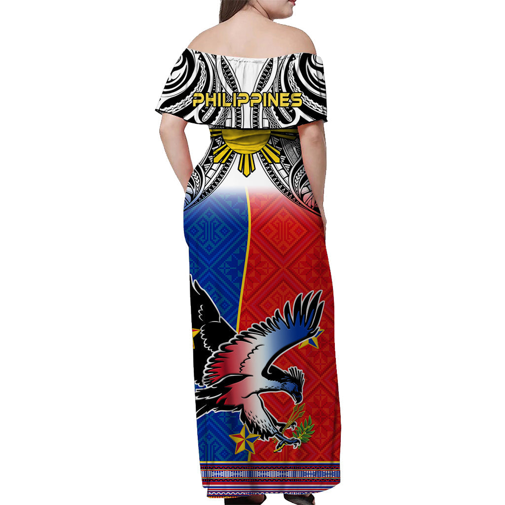 Philippines Matching Dress and Hawaiian Shirt Polynesian Filipino Pattern with Eagle LT14 - Polynesian Pride