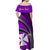 Custom Wallis And Futuna Matching Dress and Hawaiian Shirt Plumeria Flowers with Purple Polynesian Pattern LT14 - Polynesian Pride