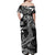 Hawaii Polynesian Matching Dress and Hawaiian Shirt Black Hawaiian Tribal Hammerhead Shark LT14 - Polynesian Pride