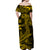 Polynesian Matching Dress and Hawaiian Shirt Gold Hawaiian Tribal Hammerhead Shark LT14 - Polynesian Pride