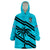 (Custom Text And Number) Fiji Rugby Tapa Pattern Fijian 7s Cyan Wearable Blanket Hoodie LT14 Unisex One Size - Polynesian Pride