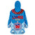 Toa Samoa Rugby Wearable Blanket Hoodie Manu Siva Tau Style Ulafala LT13 - Polynesian Pride