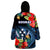 Kosrae State Wearable Blanket Hoodie FSM Hibiscus Flowers Mix Polynesian LT14 - Polynesian Pride