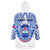 (Custom Text And Number) Samoa Rugby Wearable Blanket Hoodie Manu Samoa 7s Ginger White Polynesian LT14 - Polynesian Pride