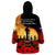 New Zealand Anzac Wearable Blanket Hoodie Maori Camouflage Mix Poppies We Will Remember Them LT14 - Polynesian Pride