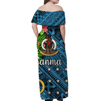 Vanuatu Sanma Matching Hawaiian Shirt and Dress Independence Be Proud LT8 - Polynesian Pride