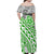 Hawaiian Traditional Polynesian Tribal Tattoo Retro Matching Dress and Hawaiian Shirt Green LT9 - Polynesian Pride