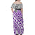 Hawaiian Traditional Polynesian Tribal Tattoo Retro Matching Dress and Hawaiian Shirt Purple LT9 - Polynesian Pride