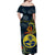 Lord Howe Island Off Shoulder Long Dress Unique Polynesian - Gradient Vibes LT8 - Polynesian Pride