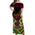 Vanuatu Matching Hawaiian Shirt and Dress Special Independence Anniversary Creative Style Gradient Red LT8 - Polynesian Pride