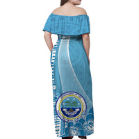 Micronesia Matching Dress and Hawaiian Shirt Vibe Style LT6 - Polynesian Pride