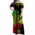 Hawaii Polynesian Warrior Kakau Off Shoulder Long Dress-Reggage LT6 Women Reggage - Polynesian Pride