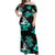 Off Shoulder Long Dress - Hawaii Summer Hula Girl No.4 LT6 Women - Polynesian Pride