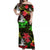 Off Shoulder Long Dress - Hawaii Summer Hula Girl No.1 LT6 Women - Polynesian Pride