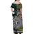 New Zealand And Niue Off Shoulder Long Dress Together - Paua Shell LT8 - Polynesian Pride