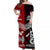 Polynesian Matching Hawaiian Shirt and Dress New Zealand Tonga Together Red LT8 - Polynesian Pride