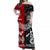 Polynesian Matching Hawaiian Shirt and Dress New Zealand Tonga Together Black LT8 - Polynesian Pride