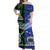 Custom Polynesian Matching Hawaiian Shirt and Dress Samoa New Zealand Together Green LT8 - Polynesian Pride