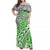 Hawaiian Traditional Polynesian Tribal Tattoo Retro Matching Dress and Hawaiian Shirt Green LT9 - Polynesian Pride