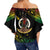 Vanuatu Proud To Be A Ni-Van - Polynesian Pattern Off Shoulder Waist Wrap Top LT7 - Polynesian Pride