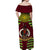 Vanuatu Special Independence Anniversary Off Shoulder Long Dress Creative Style - Red LT8 - Polynesian Pride