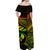 FSM Yap Off Shoulder Long Dress Happy Independence Day Original Vibes - Reggae LT8 - Polynesian Pride