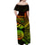 FSM Off Shoulder Long Dress Happy Independence Day Original Vibes - Reggae LT8 - Polynesian Pride