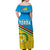 Torba Province Off Shoulder Long Dress Vanuatu Pattern Unique Style LT8 - Polynesian Pride