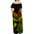 FSM Yap Off Shoulder Long Dress Original Vibes - Reggae LT8 - Polynesian Pride