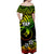 FSM Yap Off Shoulder Long Dress Unique Vibes - Reggae LT8 - Polynesian Pride