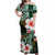 Hawaii Turtle Off Shoulder Long Dress Green Style LT6 Long Dress Green - Polynesian Pride