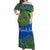 Meba&Joe Matching Hawaiian Shirt and Dress Together Blue Melanesian Vibes LT8 - Polynesian Pride